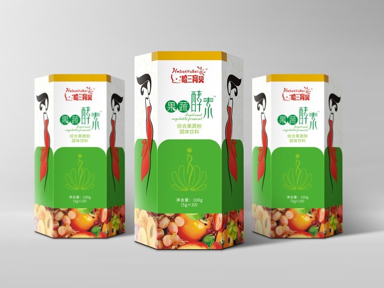 果蔬酵素盒-保健品包装定制